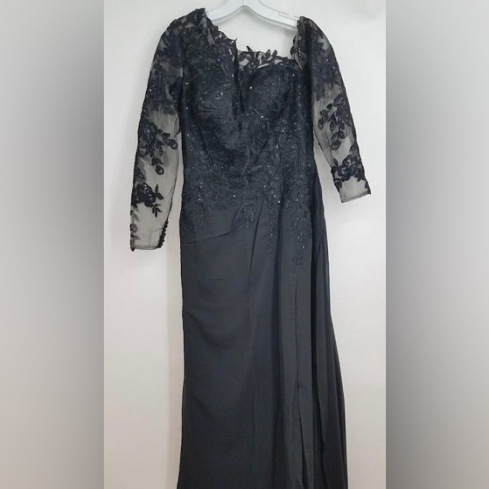 JJ’s House, Black Sequin Formal Gown